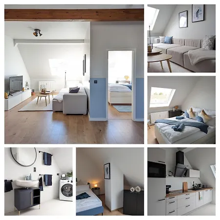 Vilipa-apartments Naehe Red Bull Arena, Kueche, Smart Tv, Badewanne, Maisonette Apartment *